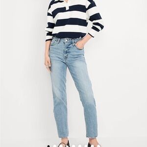 Old Navy high waisted OG straight ankle jeans